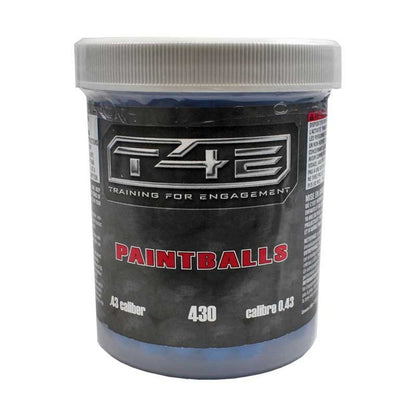 Elite Force T4E .43 Cal Paintballs - 430 Count Jar - Blue - Elite Force