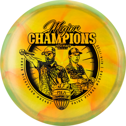 Discraft Limited Edition Special Blend Z Swirl Buzzz Golf Disc - 2022 Champions Cup