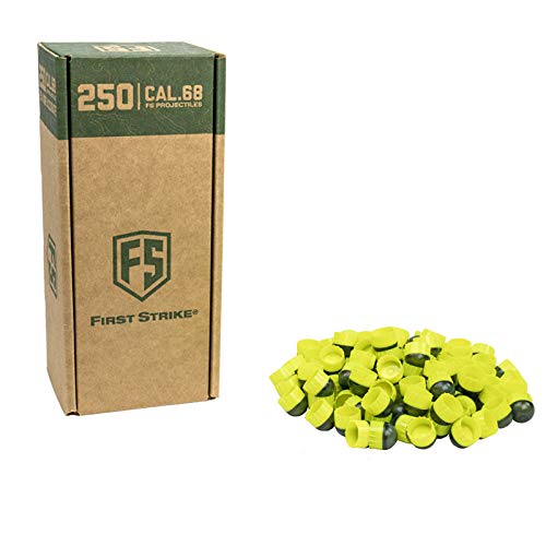 First Strike Rounds - 250ct - Smoke/Yellow - Yellow Fill - Tiberius Arms