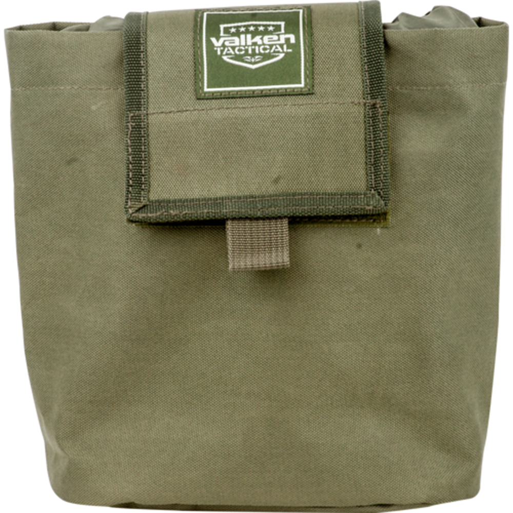 Valken V-Tac Molle Folding Dump Pouch - Olive - Valken Airsoft