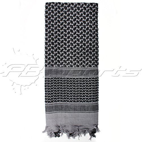 Valken Outdoor Lightweight Shemagh Scarf - Grey - Valken Paintball