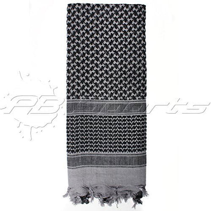 Valken Outdoor Lightweight Shemagh Scarf - Grey - Valken Paintball