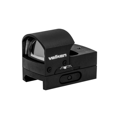 Valken Optics Mini Hooded Reflex Red Dot Molded Sight with Quick Disconnect Mount - Valken Paintball