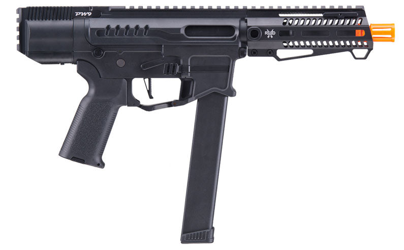 Zion Arms R&D Precision Licensed PW9 Mod 0 Airsoft Rifle  - Black - with Battery and Charger