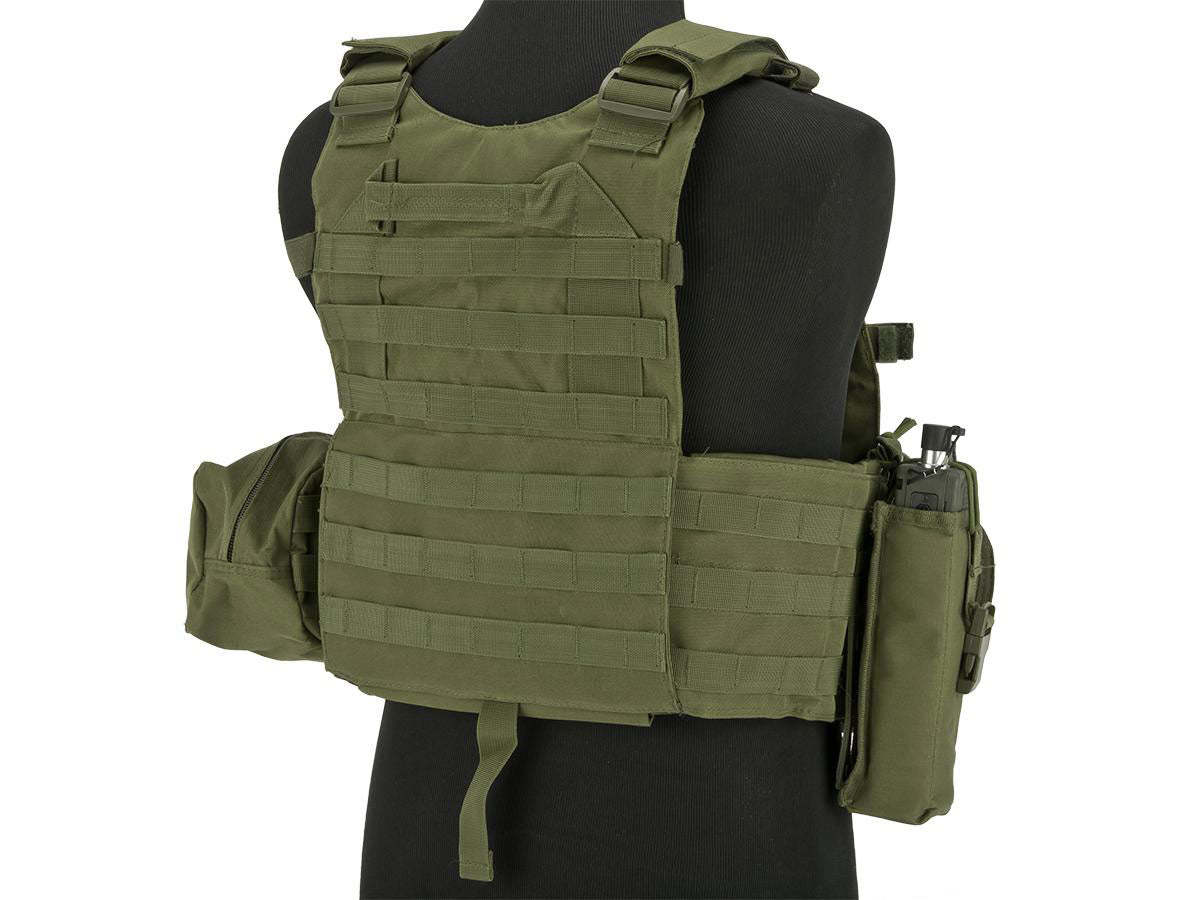 Avengers 6D9T4A Tactical Vest with Magazine and Radio Pouches