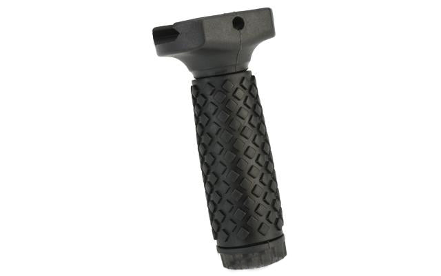 G&amp;P Tactical Rubber Vertical Grip Diamond Pattern / Long / Black - NC Star