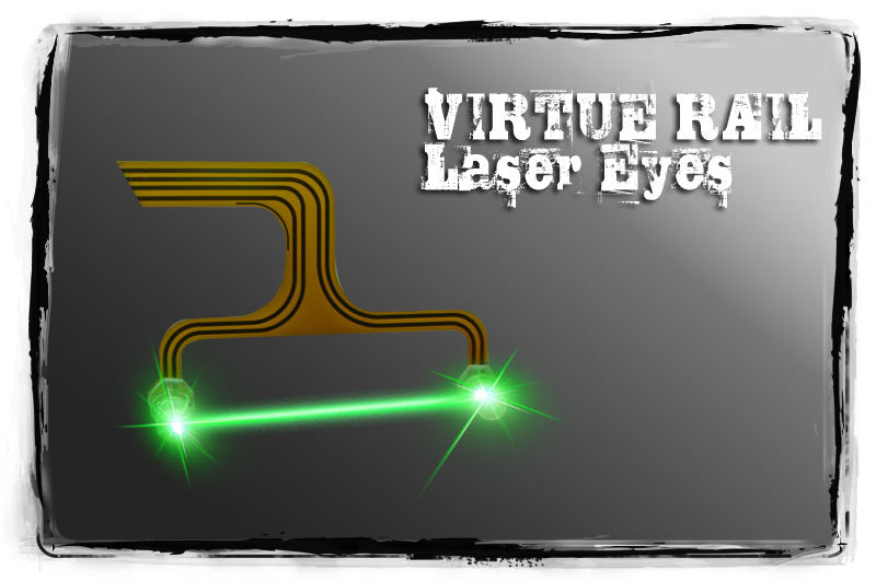 Virtue Proto Matrix Rail Laser Eyes - Green - Virtue