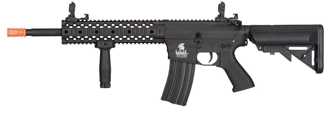 Lancer Tactical Gen 2 M4 Evo Airsoft AEG Rifle  - Black - with Battery and Charger