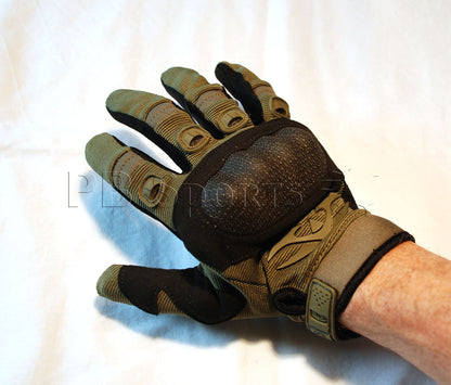 Valken Zulu Full Finger Gloves - Olive - Medium - Valken Paintball
