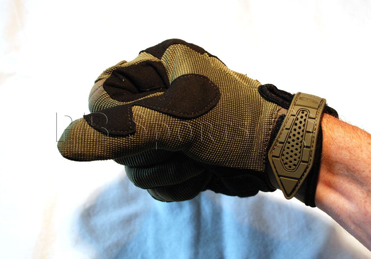 Valken Zulu Full Finger Gloves - Olive - Medium - Valken Paintball