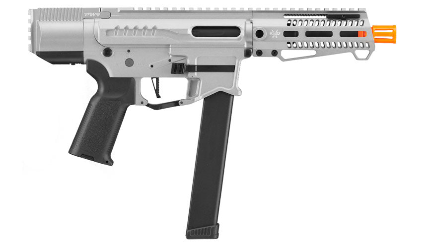 Zion Arms R&D Precision Licensed PW9 Mod 0 Airsoft Rifle  - Gray - with Battery and Charger